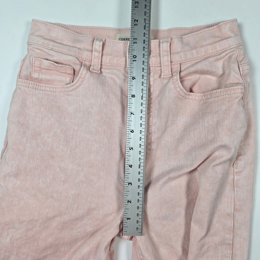 Current Elliott Tapered Jeans Womens 23 Barrel Pink High Rise Denim Pante - Picture 8 of 9